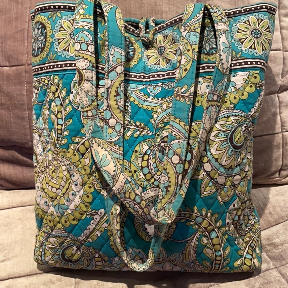 Vera Bradley Quilted Paisley Tote Bag